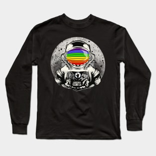 Rainbow Astronaut Long Sleeve T-Shirt